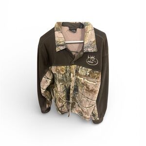 Men’s fleece RMEF Lightweight Jacket medium